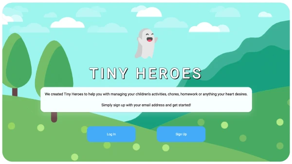 tiny heroes website image