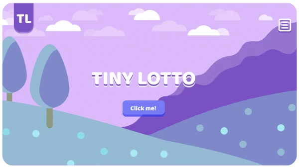 tiny lotto  website image